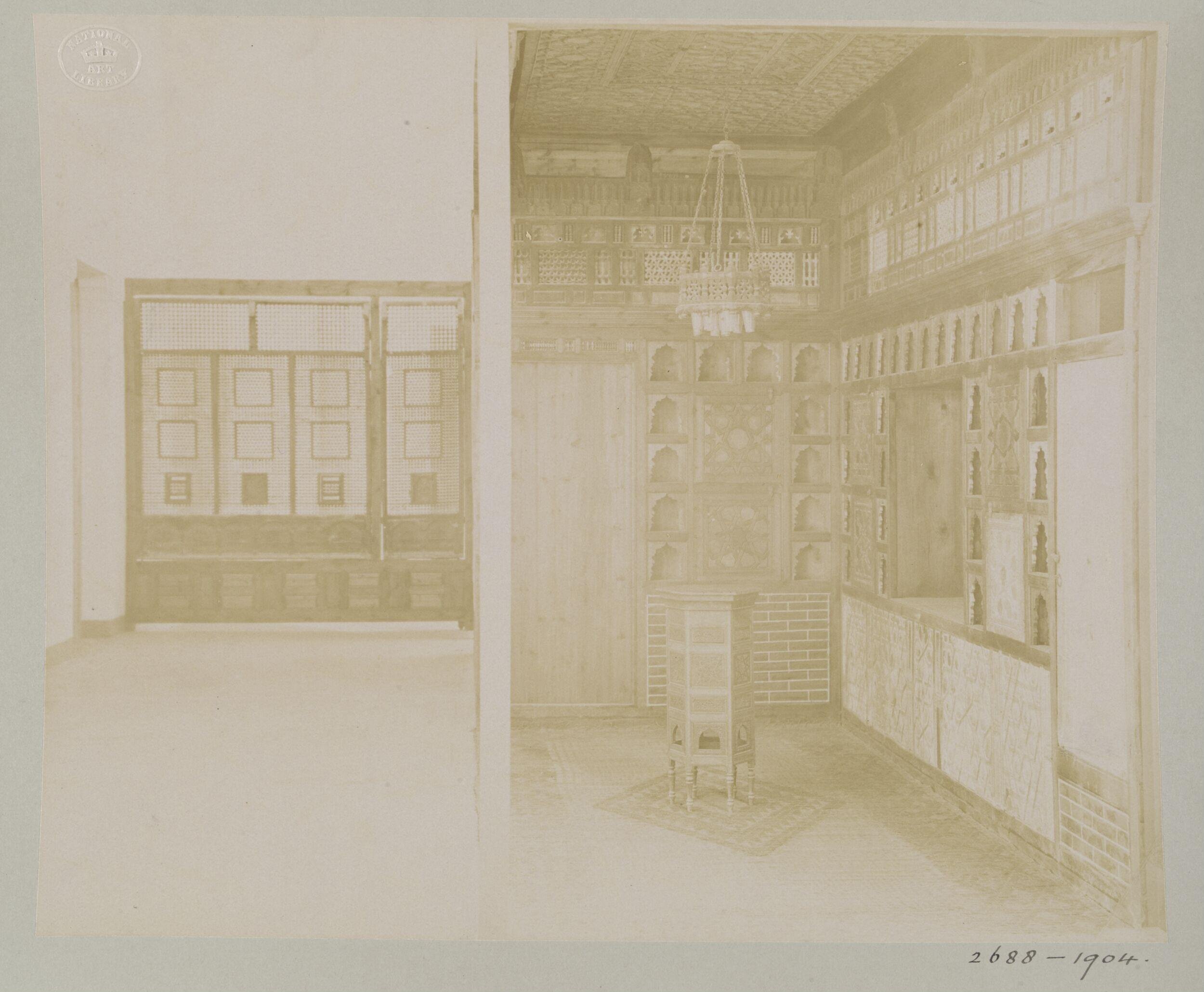 Interior view from the Museum of Arab Art, Cairo