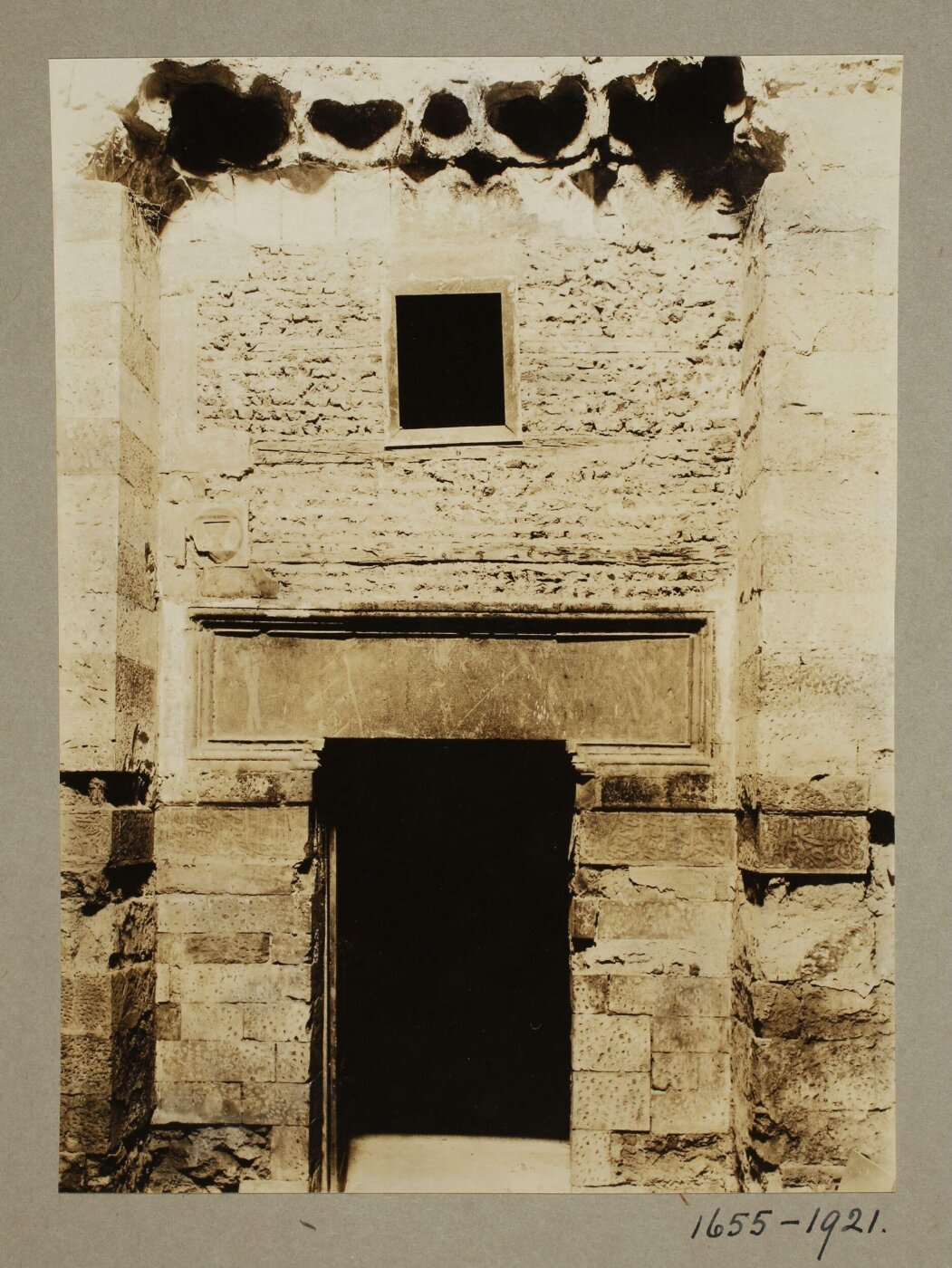 K.A.C. Creswell, Doorway with cup bearer blason in the palace of Mamluk Amir Taz al-Nasiri, Cairo