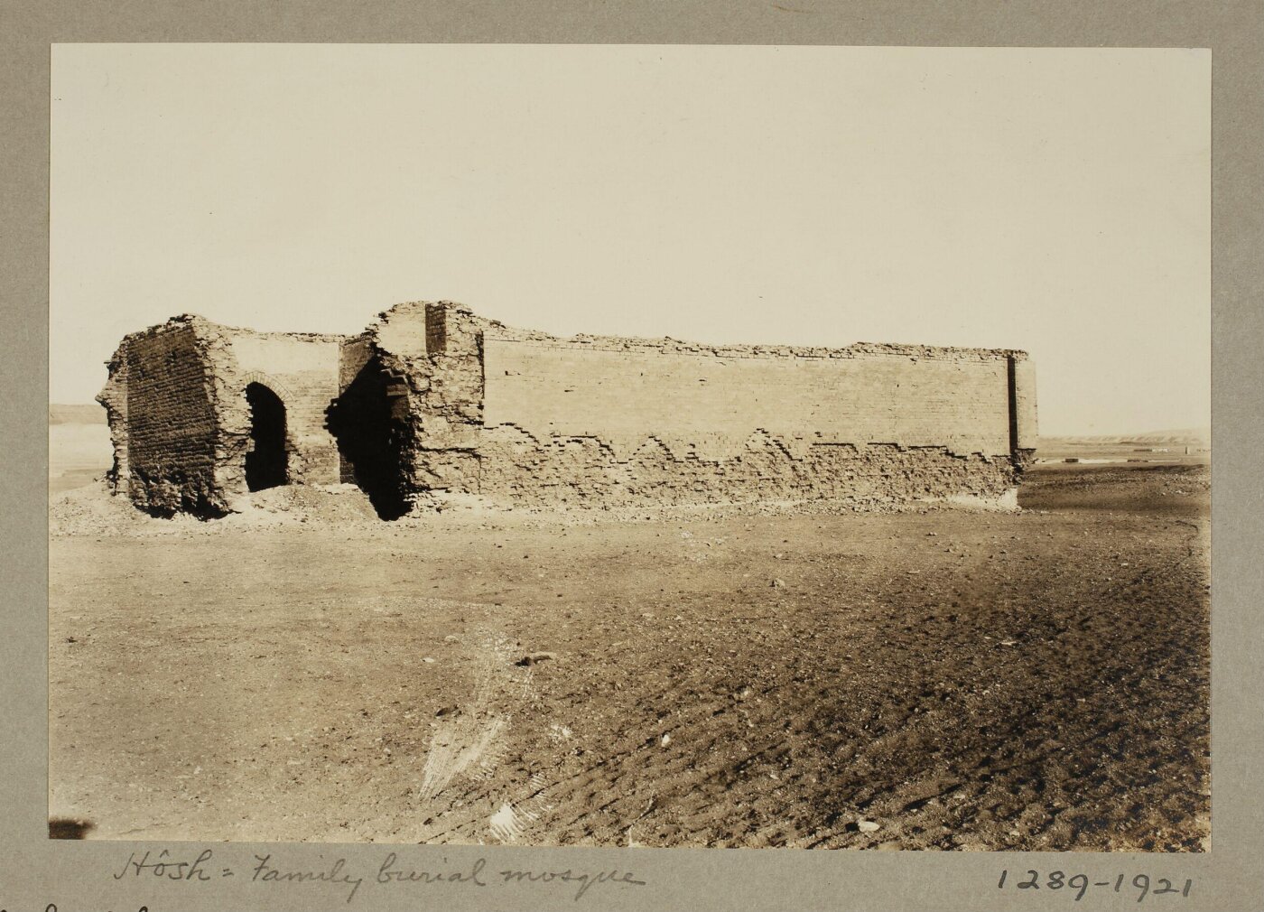 K.A.C. Creswell, View from the west over the tomb of Abu Ali, Cairo