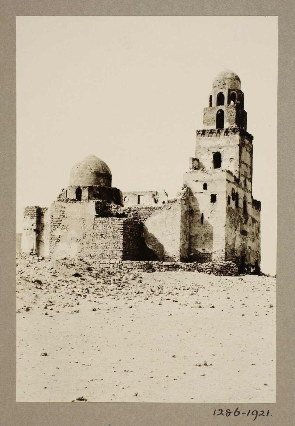 K.A.C. Creswell, West façade of the mosque of al-Juyushi, Cairo