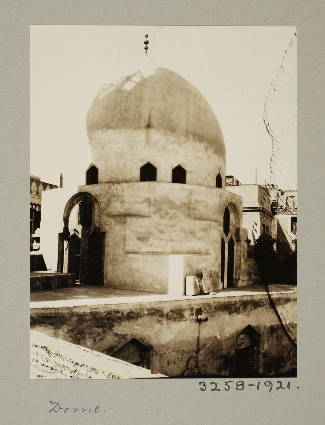 K.A.C. Creswell, Dome of the funerary mosque of Mamluk Amir Ulmas al-Hajib, Cairo