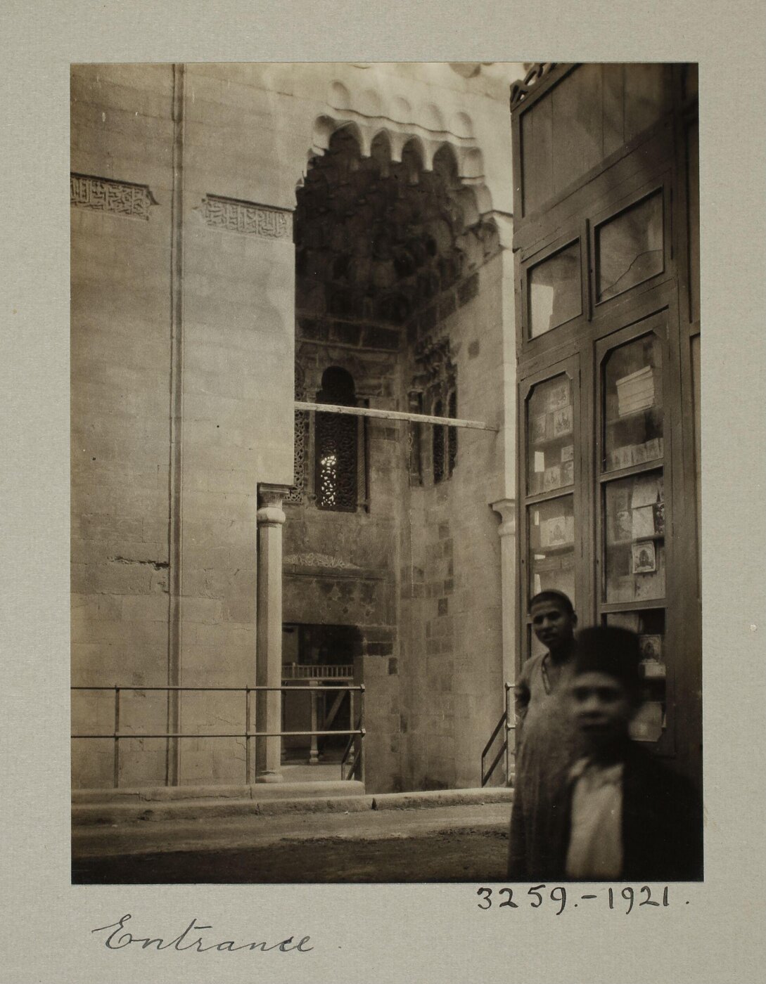 K.A.C. Creswell, Entrance of the funerary mosque of Mamluk Amir Ulmas al-Hajib, Cairo