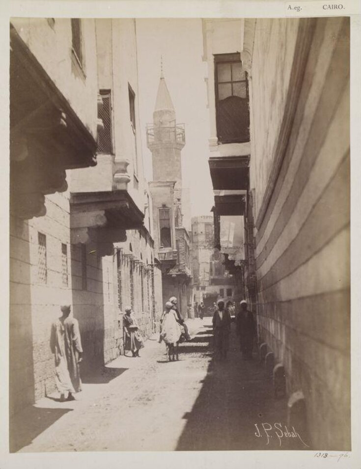 Suq al-Silah street and the minaret of Zawiyat ‘Arif Pasha, Cairo top image