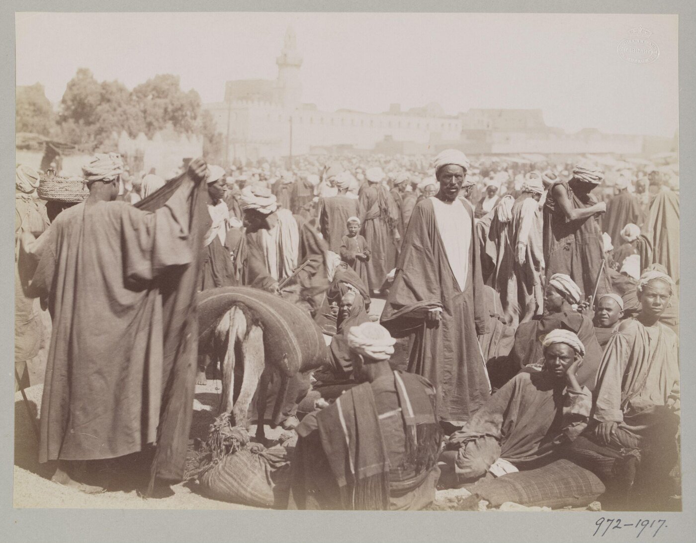 Unknown, A market outside the city, Cairo