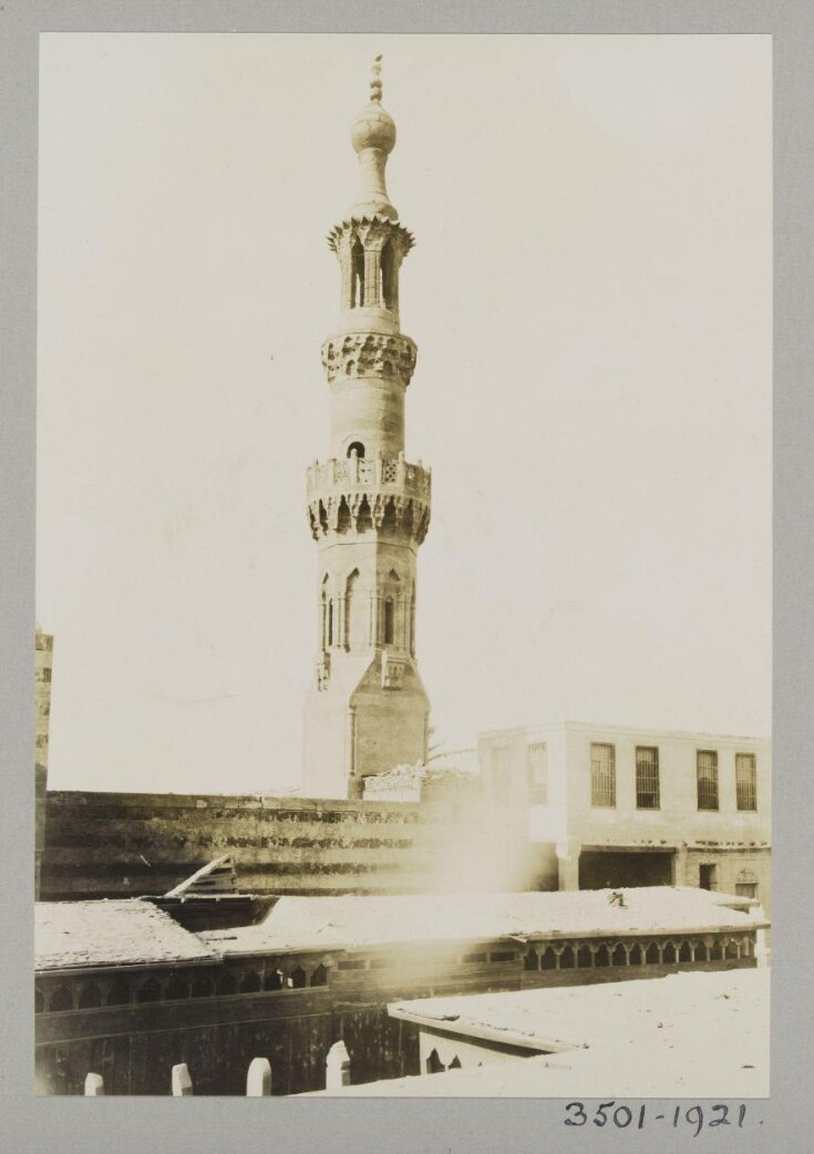 Minaret of the mosque and sabil of Mamluk Amir Azdumur or al-Zumur (near Bab al-Qarafa), Cairo top image
