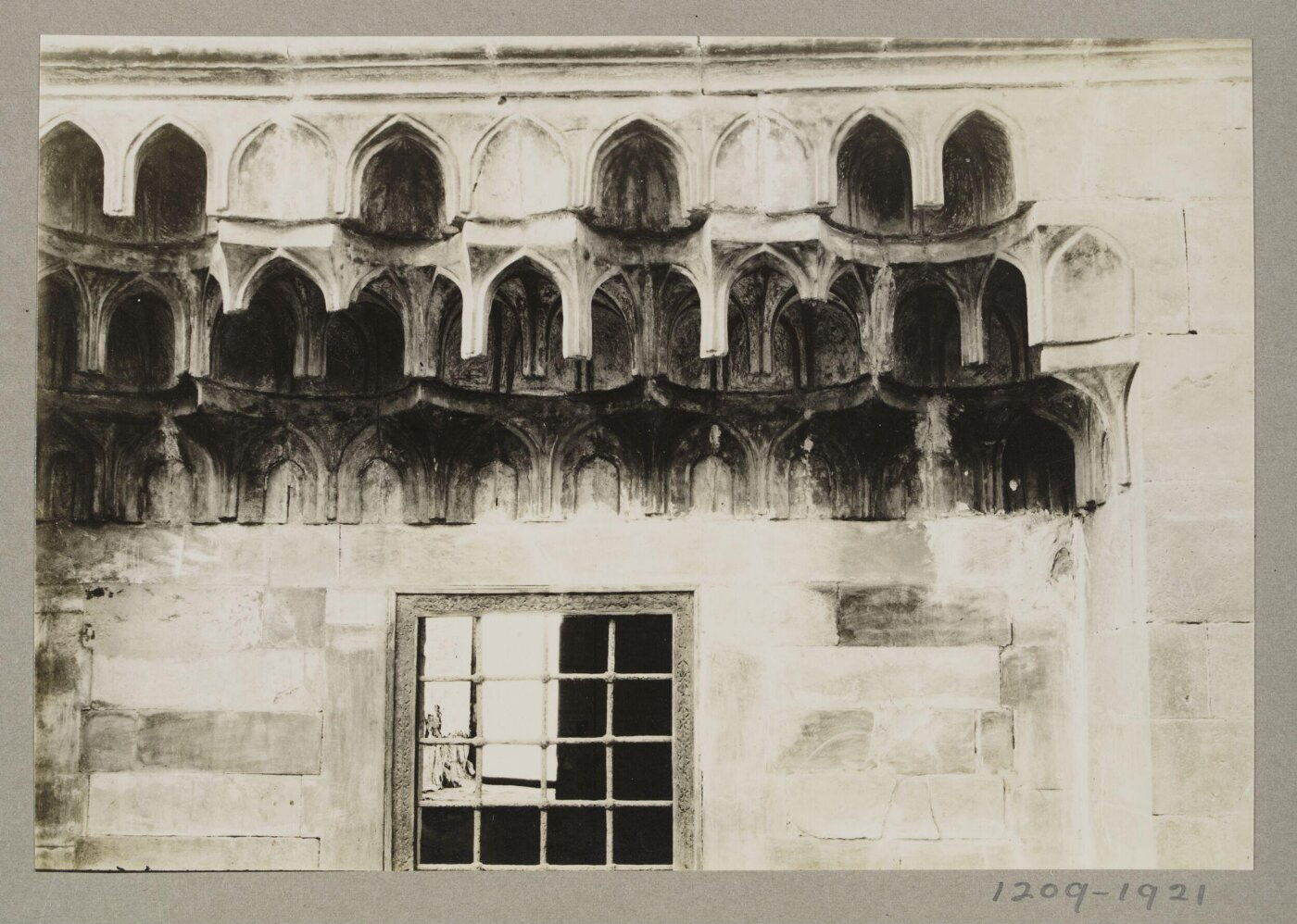 K.A.C. Creswell, Muqarnas (stalactites) over the entrance of the madrasa of Mamluk Amir Muqbil al-Dawudi, Cairo