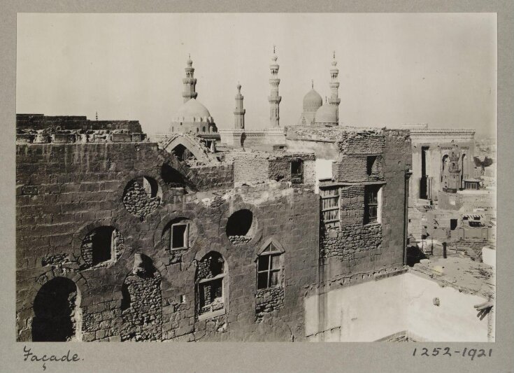 Façade of the bimaristan (hospital) of Mamluk Sultan al-Mu'ayyad Shaykh ...