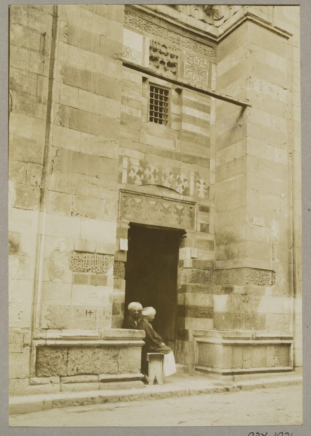 K.A.C. Creswell, The entrance of the funerary mosque of Mamluk Amir Taghribirdi, Cairo