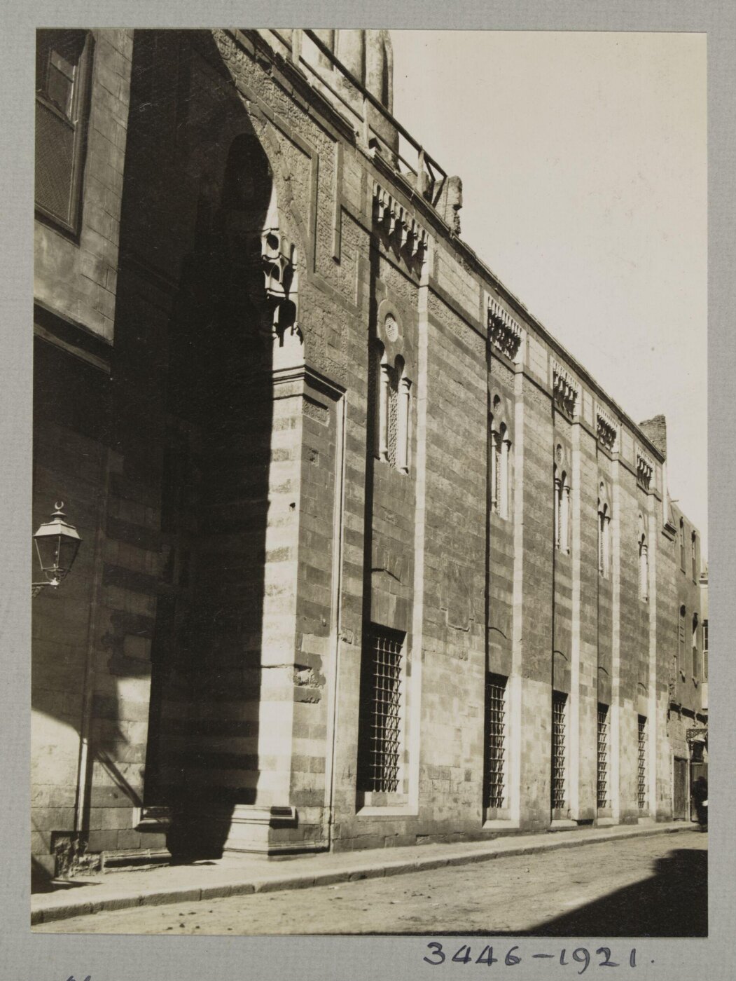 K.A.C. Creswell, Façade of the mosque of Mamluk Amir Shaykhu, Cairo