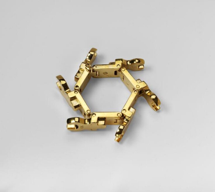 Buy Men's Stainless Steel Mechanic Bracelet Necklace Link Chain Set Two  Tone Color Online at desertcartINDIA