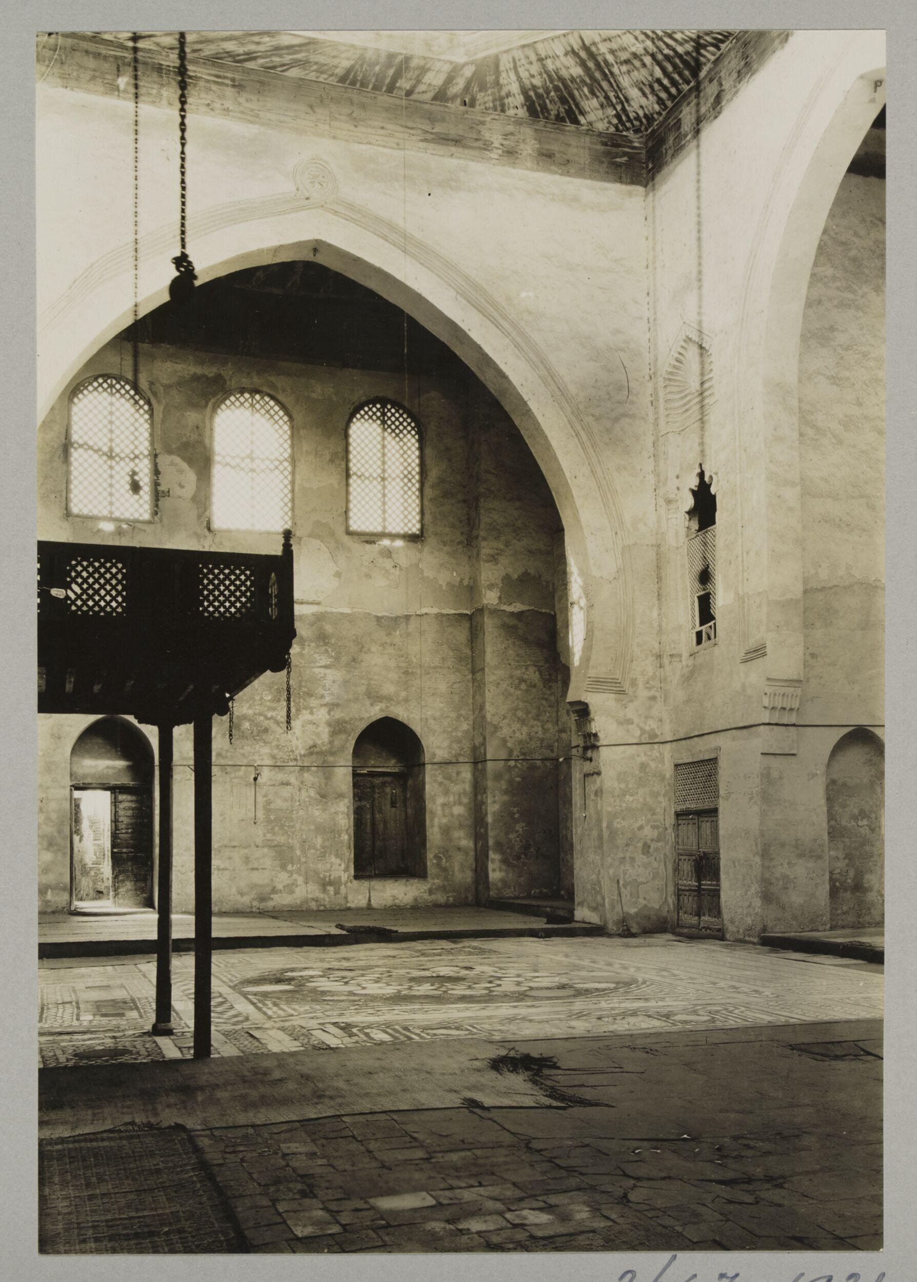 Northwest iwan of the madrasa of al-Mu‘ini, Damietta