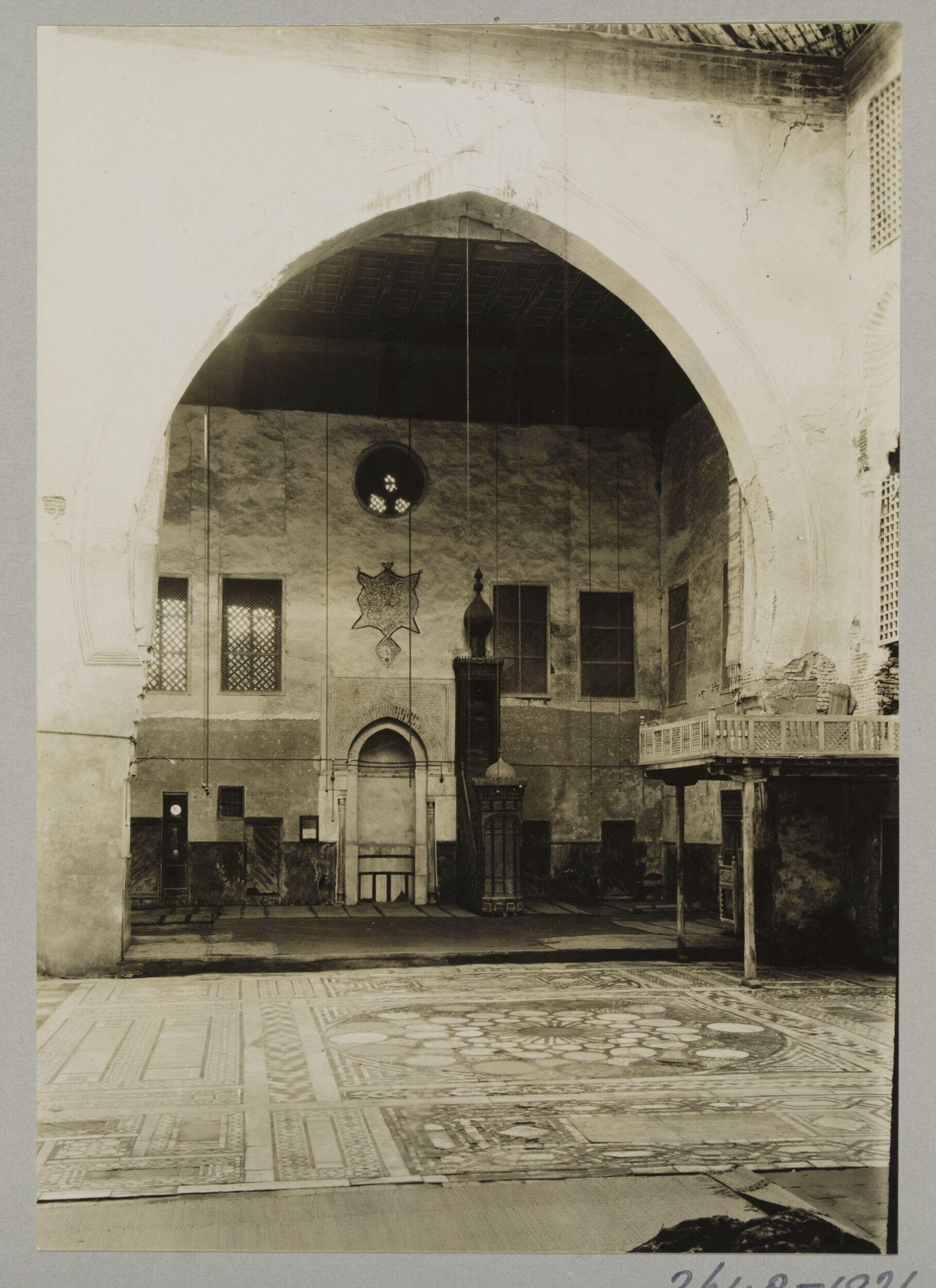 Qibla iwan (sanctuary) of the madrasa of al-Mu‘ini, Damietta