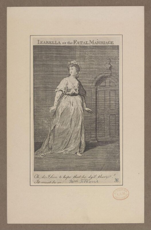 Isabella or the Fatal Marriage