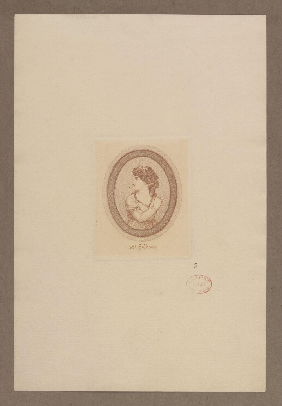 Unknown, Mrs. Siddons
