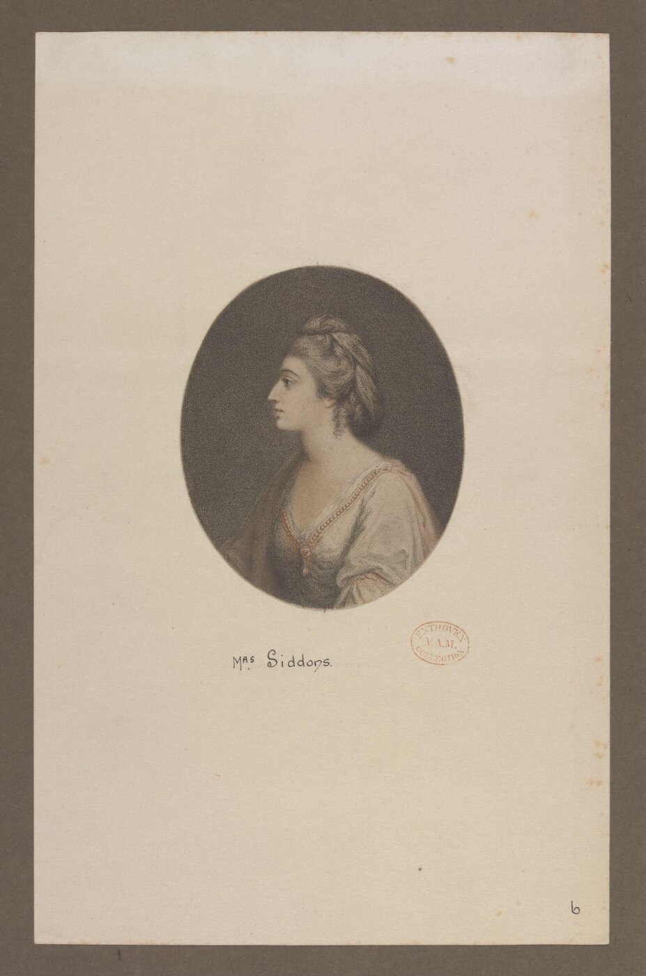 Unknown, Mrs. Siddons