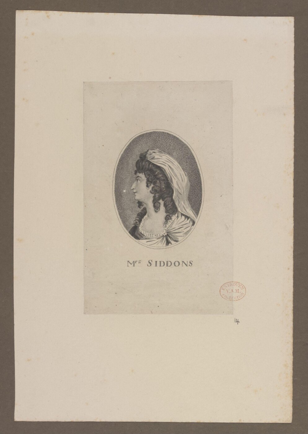 Unknown, Mrs. Siddons