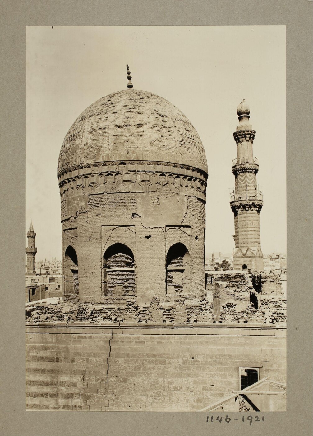 K.A.C. Creswell, Dome of mausoleum in the madrasa of Mamluk Amir al-Sayfi Sarghitmish, Cairo