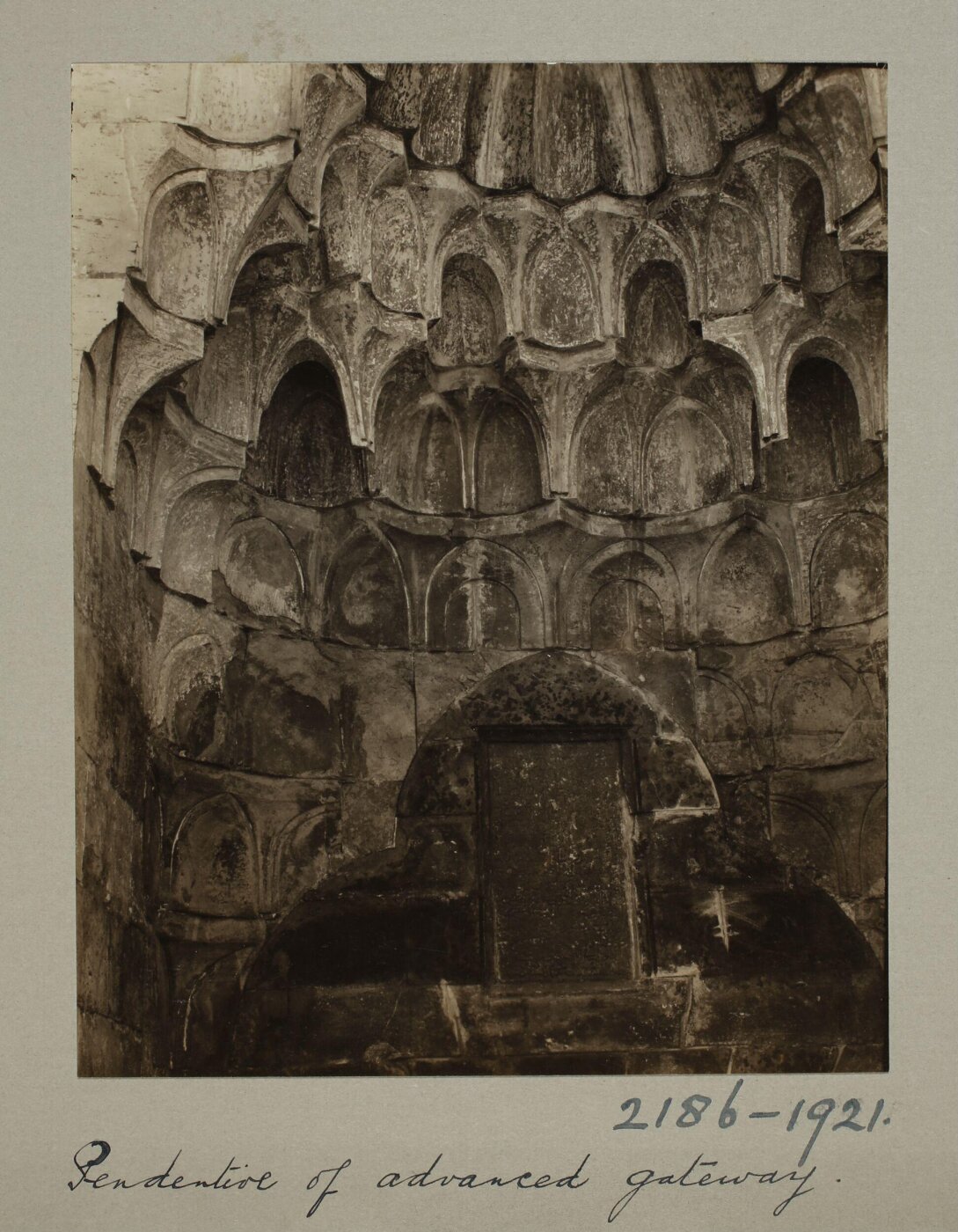 K.A.C. Creswell, Pendentive of gateway in the zawiya of Shaykh Zayn al-Din Yusuf, Cairo