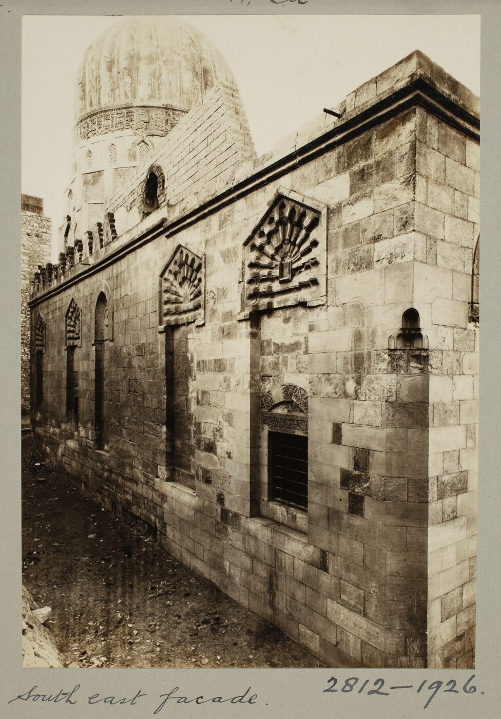 K.A.C. Creswell, Southeast façade of the zawiya of Shaykh Zayn al-Din Yusuf, Cairo