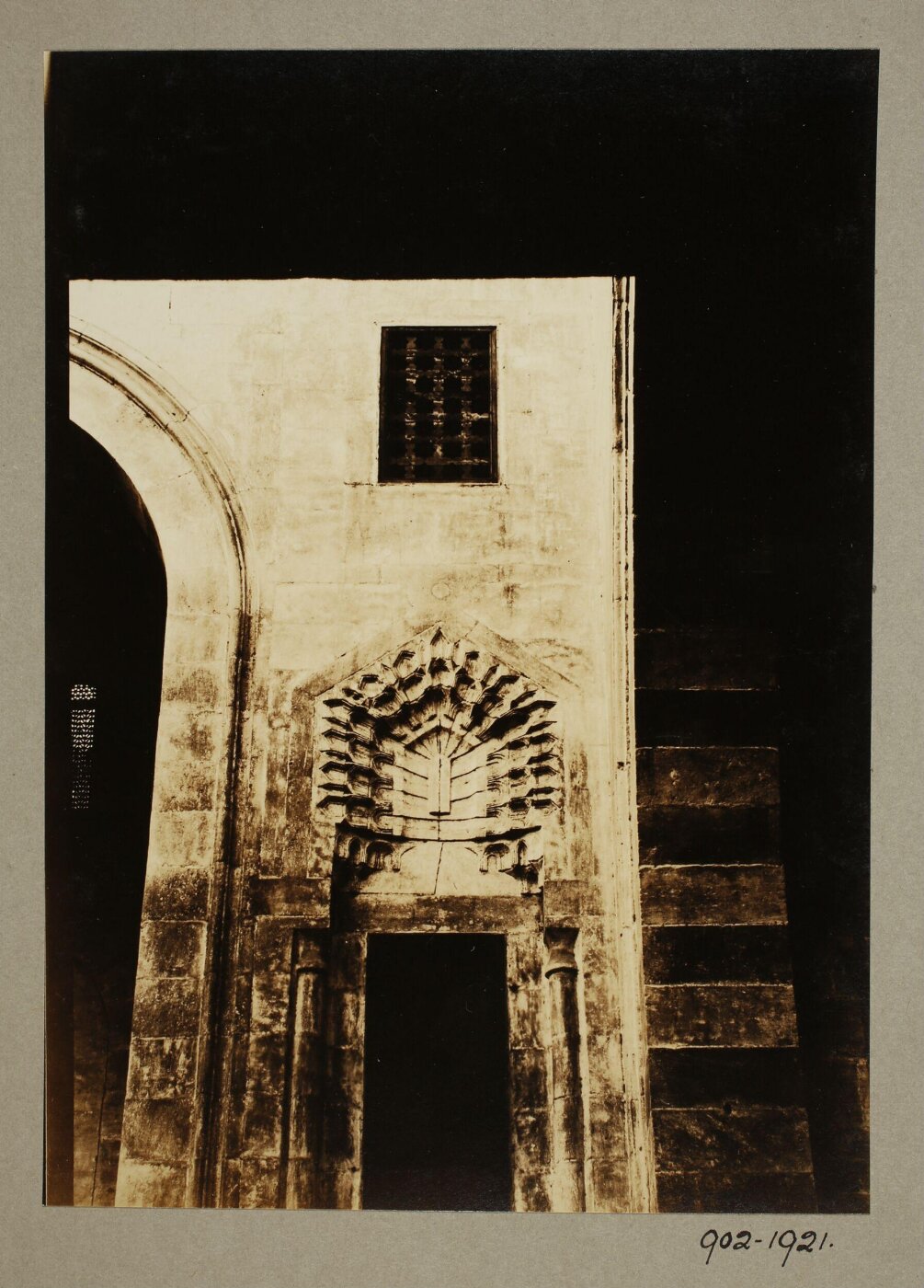 K.A.C. Creswell, Niche at side of southwest iwan of the mosque of Mamluk Amir Janibak al-Ashrafi, Cairo