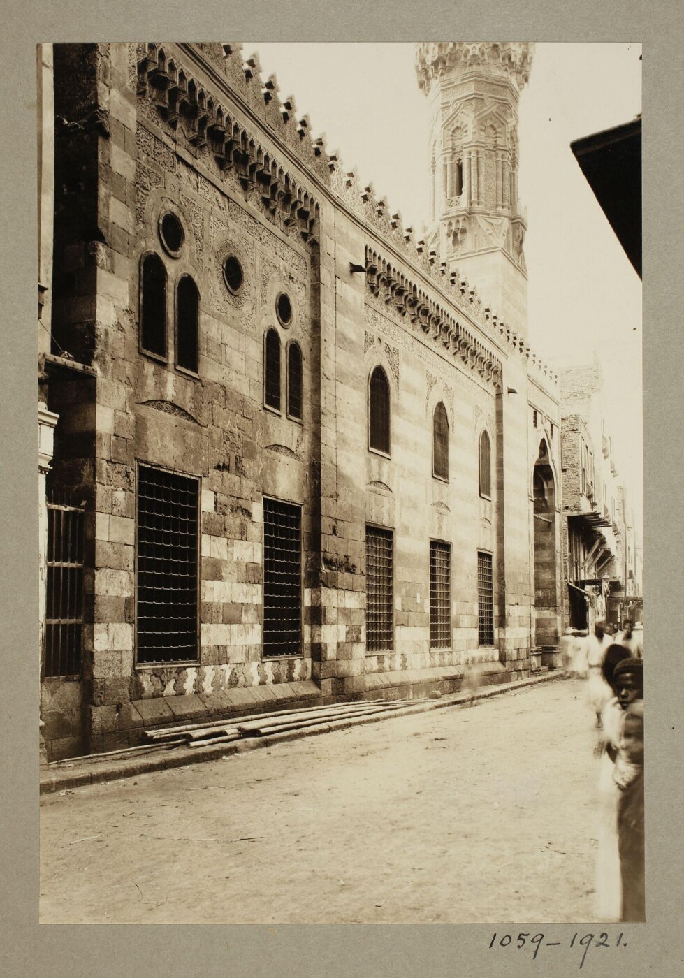K.A.C. Creswell, Façade of the mosque and mausoleum of Mamluk Amir Janim al-Bahlawan, Cairo