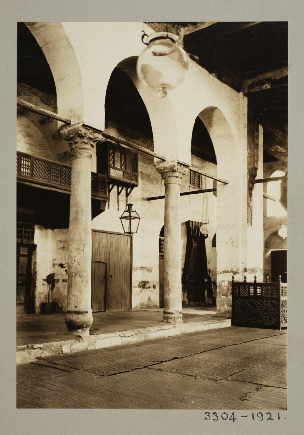 K.A.C. Creswell, Interior of the mosque of Shaykh 'Abd al-Qadir al-Dashtuti, Cairo