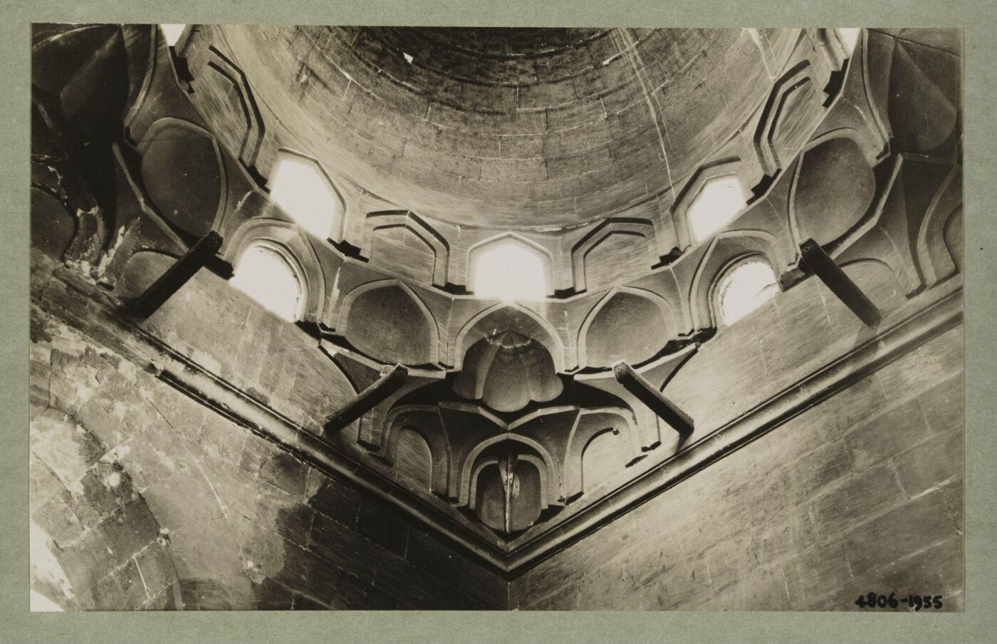 K.A.C. Creswell, Dome pendentive in the funerary complex of Mamluk Emir Sanjar al-Jawli, Cairo