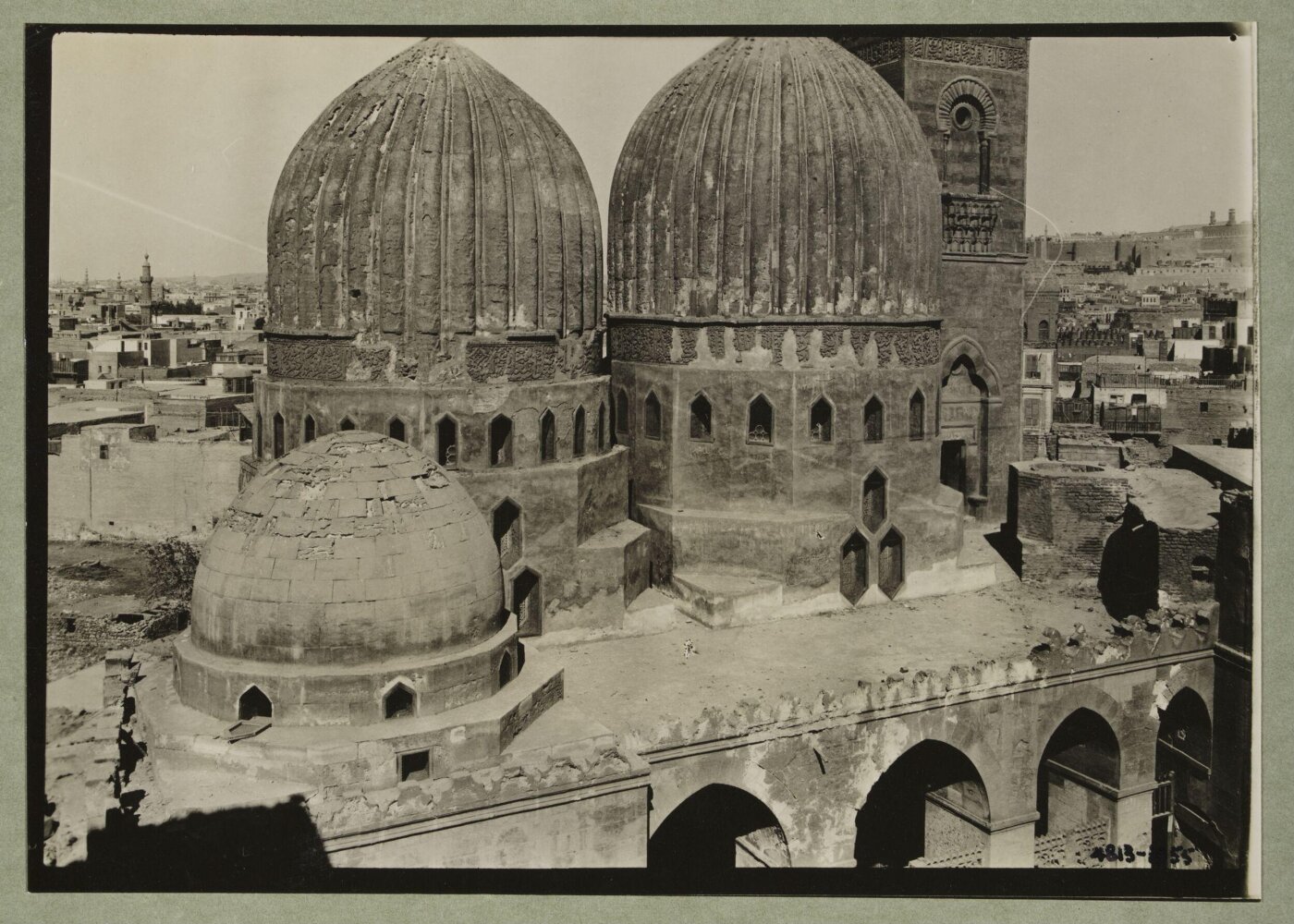 K.A.C. Creswell, Domes of the funerary complex of Mamluk Emir Sanjar al-Jawli, Cairo