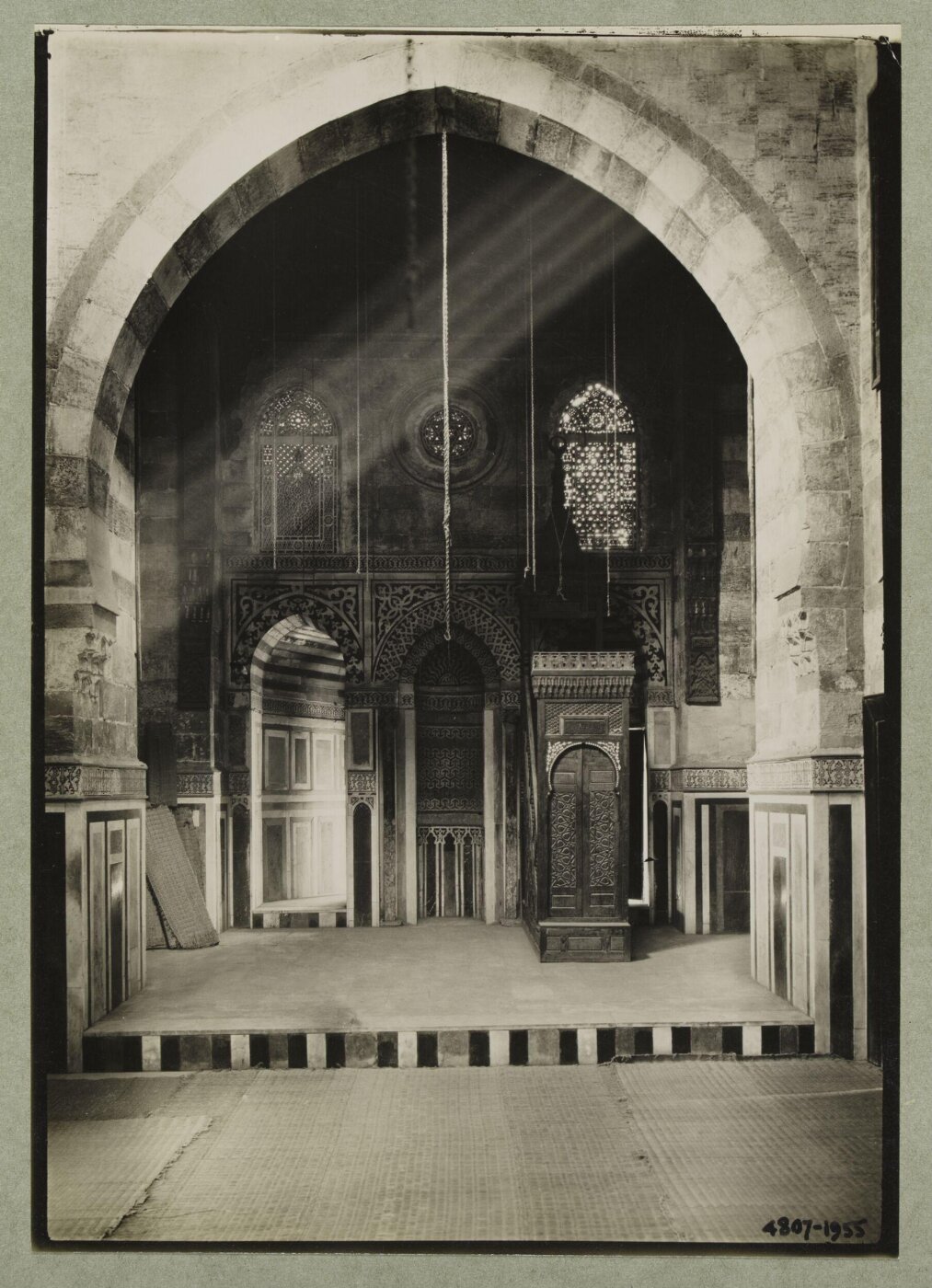K.A.C. Creswell, Qibla iwan of the mosque of Jawhar al-Lala, Cairo