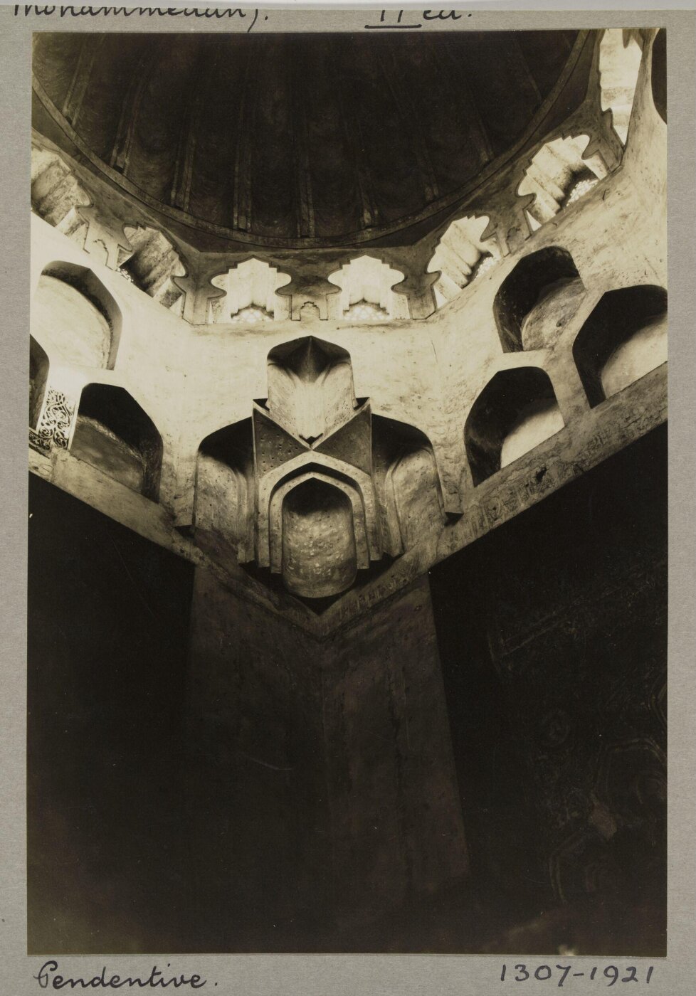 K.A.C. Creswell, Pendentive of dome in the mausoleum of Sayyida Ruqayya, Cairo