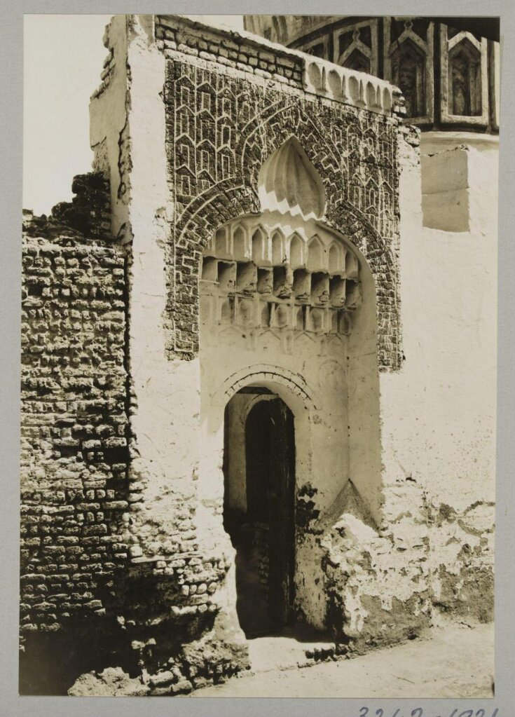 Entrance to a shrine, Mahalla al-Kubra, Egypt | K.A.C. Creswell | V&A ...