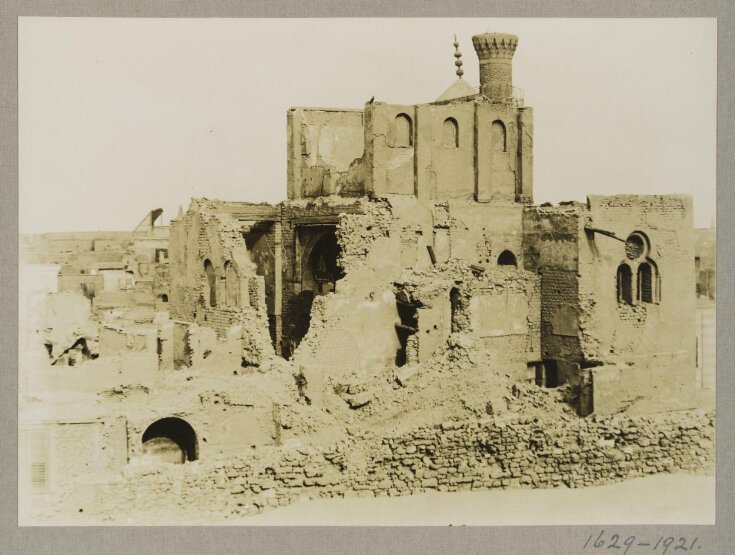 The palace of Mamluk Amir Alin Aq al-Husami seen from the east, Cairo top image