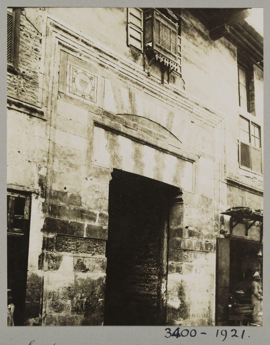 K.A.C. Creswell, Entrance of the wikala of Mamluk Amir Qawsun, Cairo