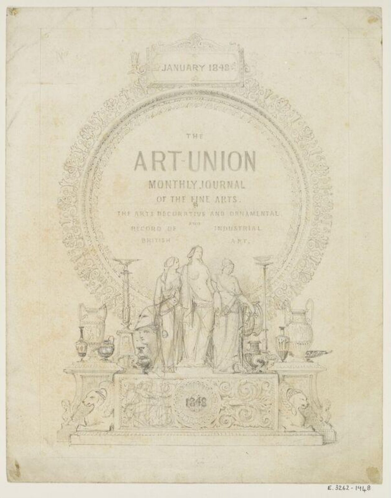 Drawing, c 1848