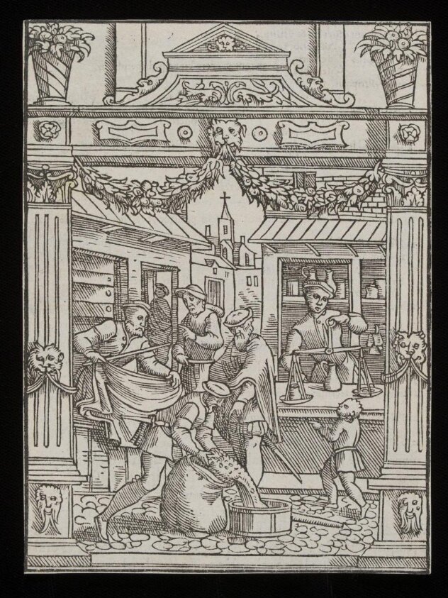 False weights and Measures (1555) by Charles Augustin Wauters