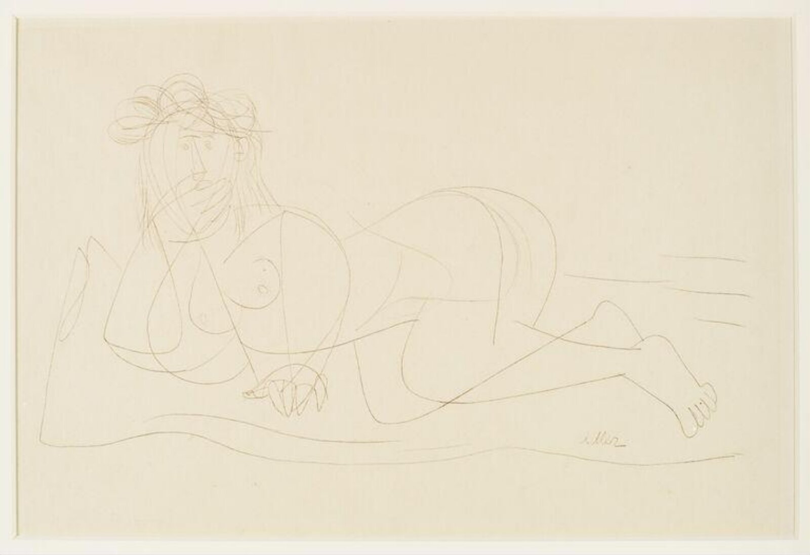 'Reclining Woman', Jankel Adler