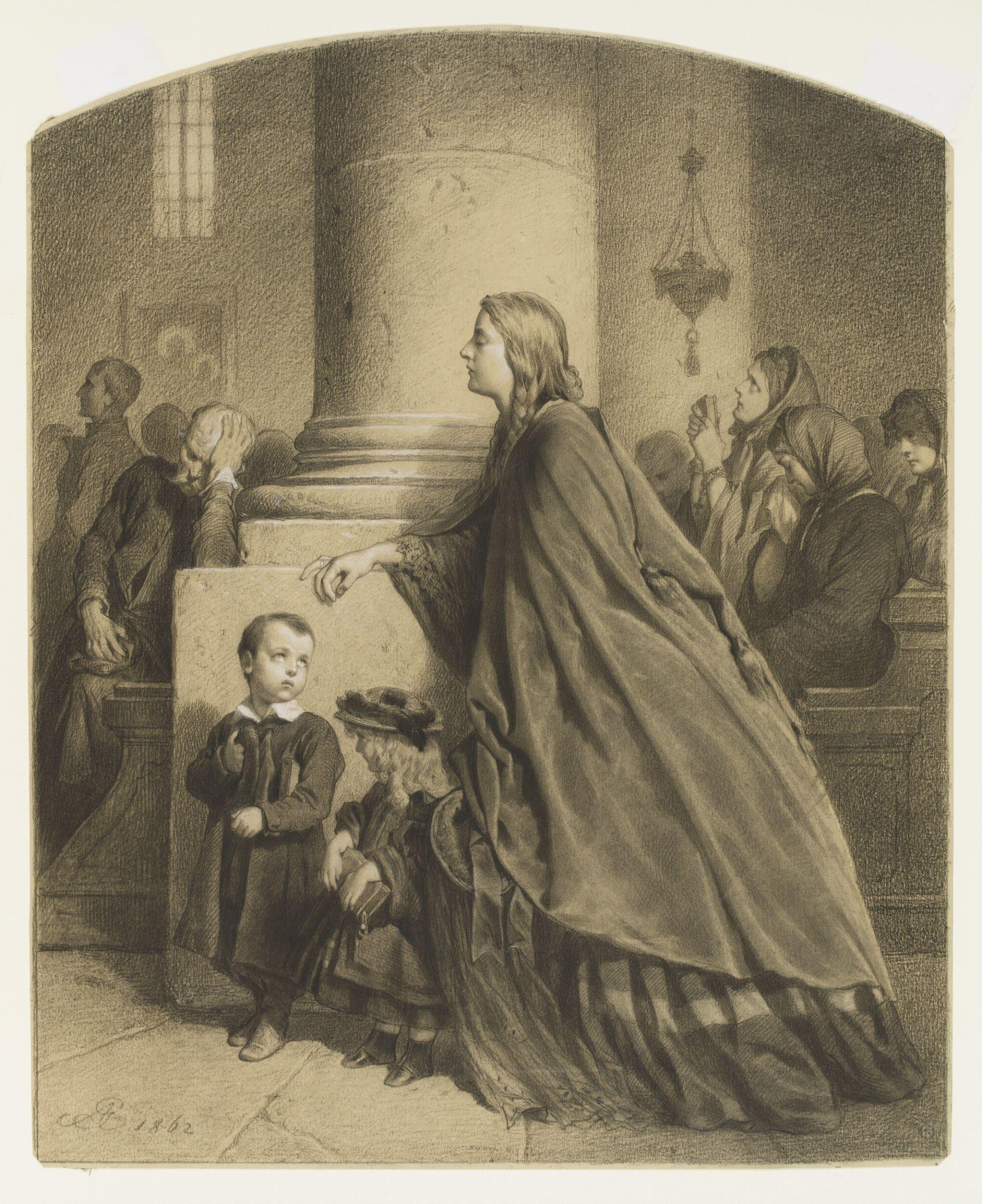 Warsaw II, Artur Grottger, 1862