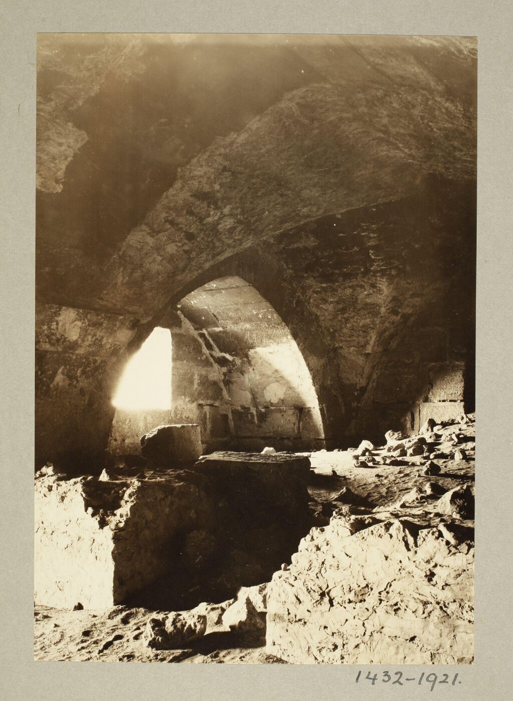 K.A.C. Creswell, Vaults in the Citadel of Salah el-Din, Cairo