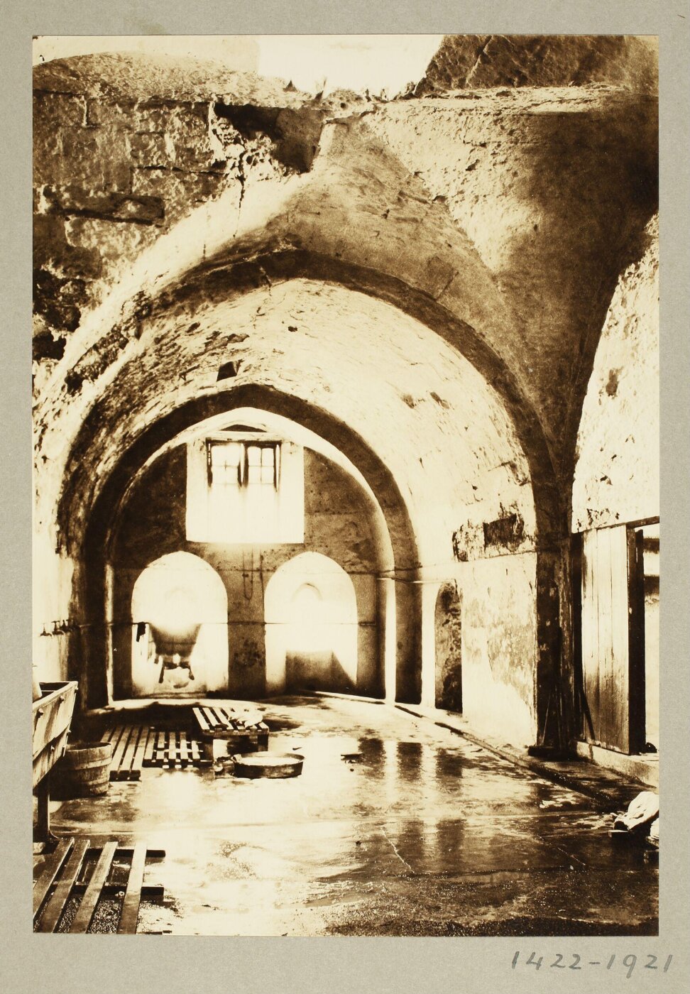 K.A.C. Creswell, Interior of square tower in east strip in the Citadel of Salah el-Din, Cairo