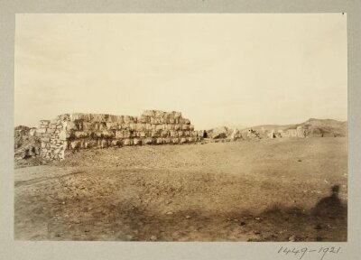 Remains of the wall in Fustat, Cairo