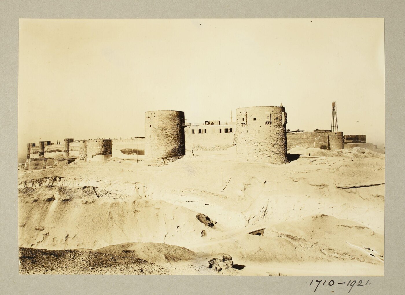 K.A.C. Creswell, Towers of al-Haddad and al-Ramla in the Citadel of Salah el-Din, Cairo