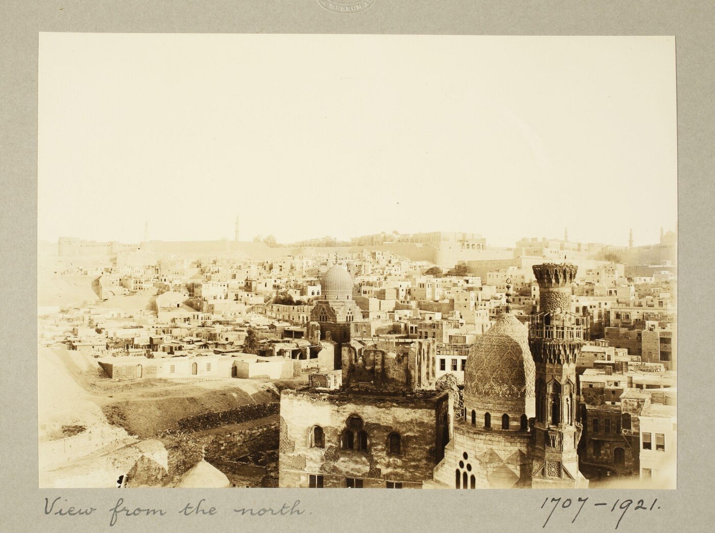 K.A.C. Creswell, The Citadel of Salah el-Din seen from Bab al-Wazir, Cairo