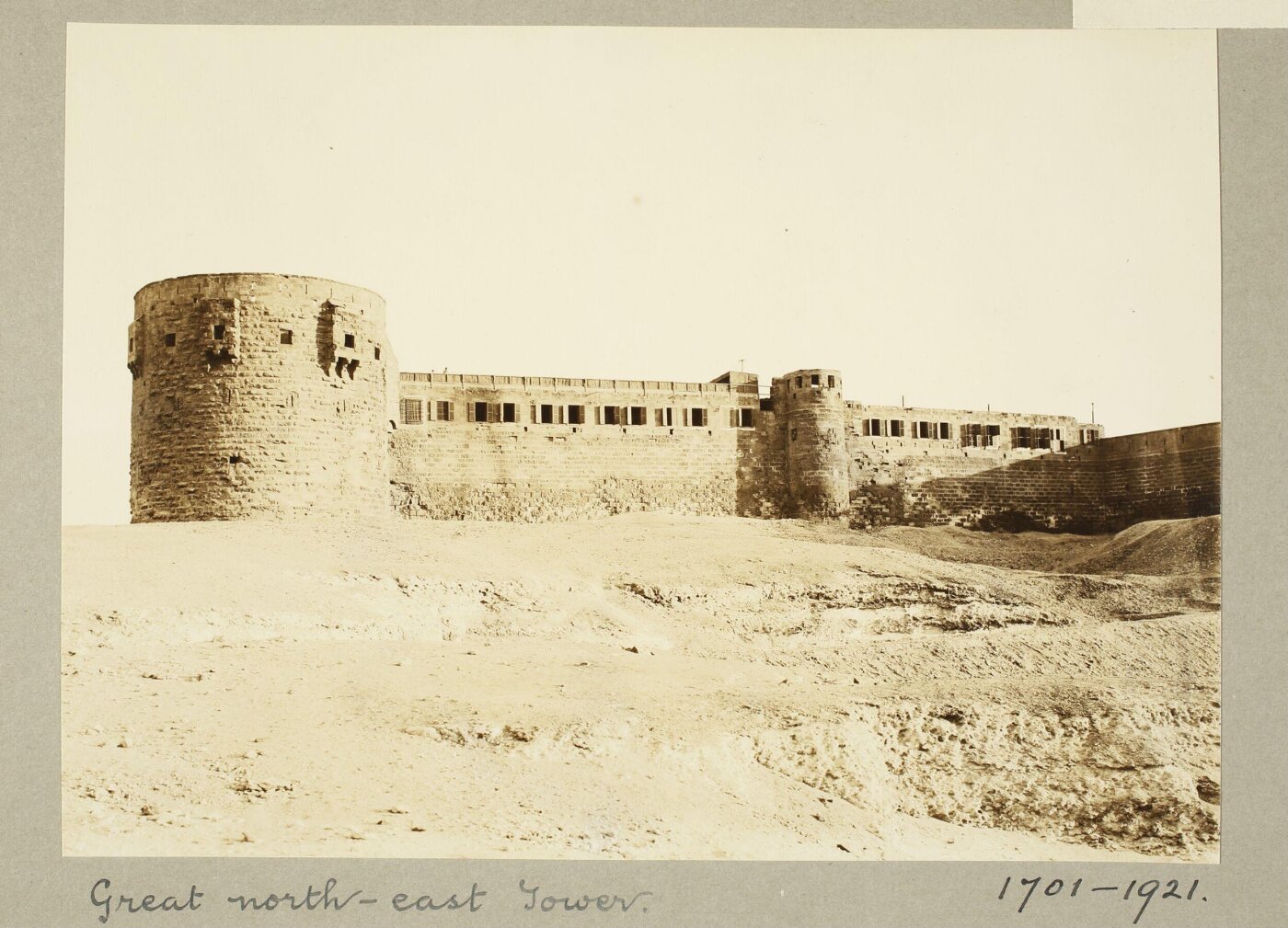 K.A.C. Creswell, Tower of al-Haddad tower in the Citadel of Salah el-Din, Cairo