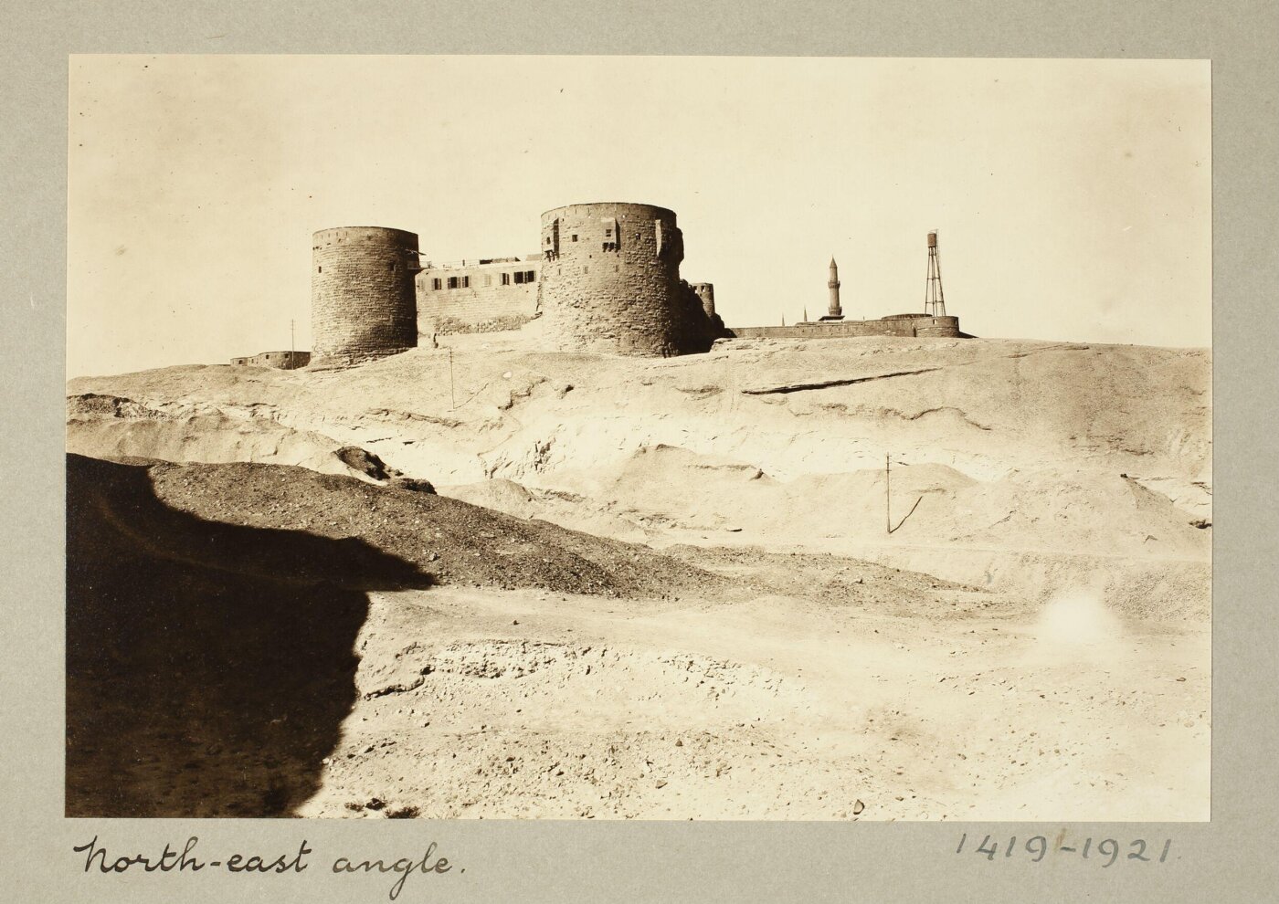 K.A.C. Creswell, North east angle of the Citadel of Salah el-Din, Cairo