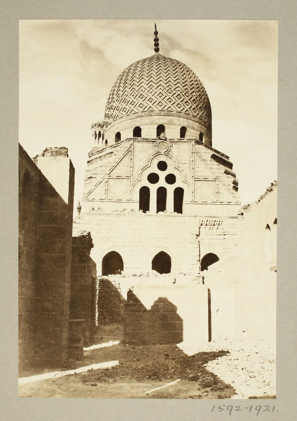 K.A.C. Creswell, Dome of the funerary complex of Mamluk Amir Qurqumas, Cairo