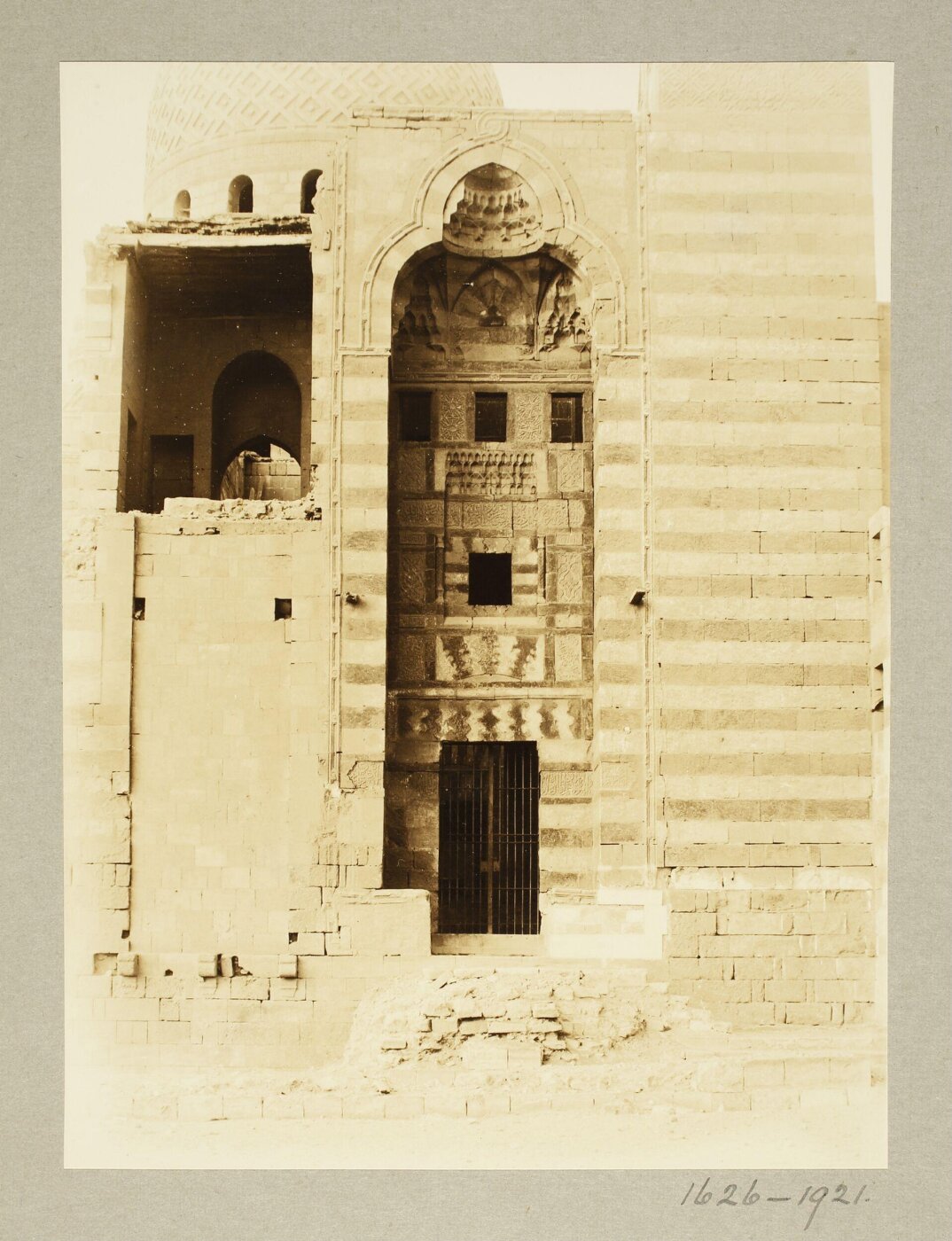 K.A.C. Creswell, Entrance portal of the funerary complex of Mamluk Emir Qurqumas, Cairo