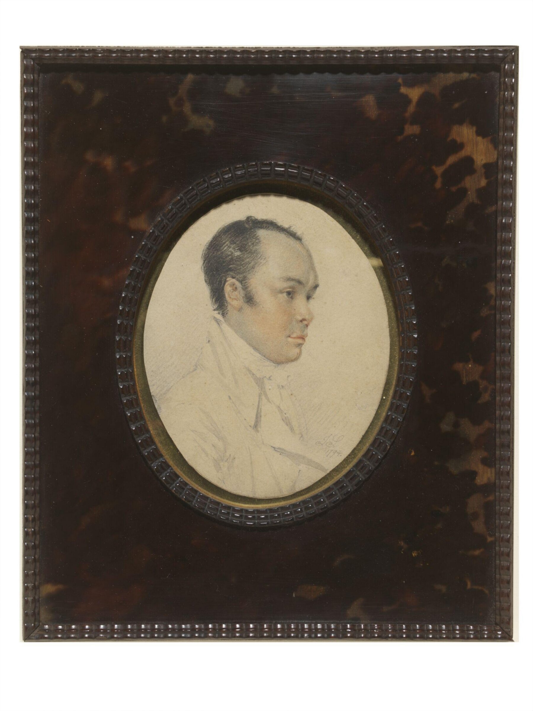 Portrait miniature of Thomas Truston, John Smart, 1794