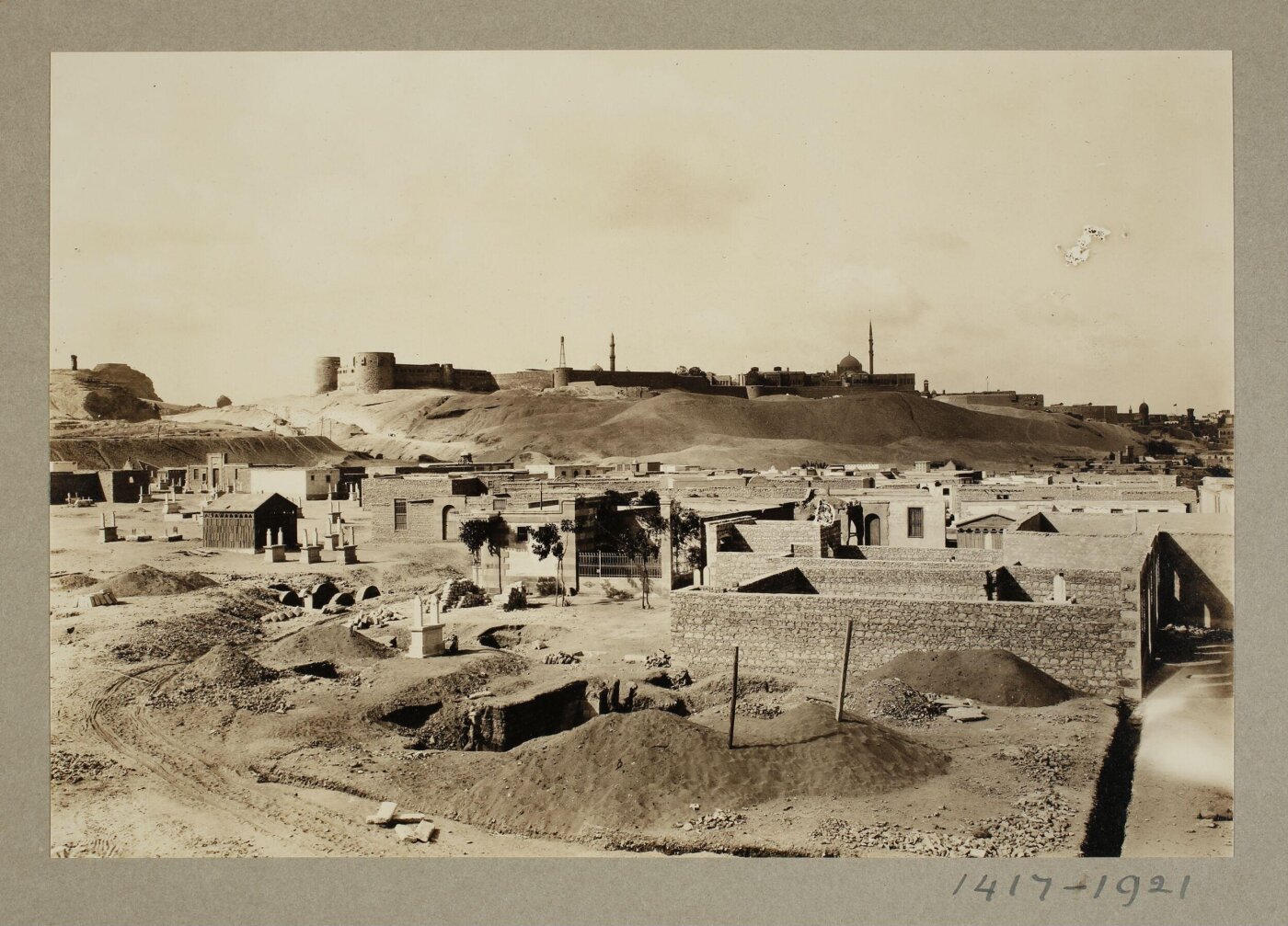 K.A.C. Creswell, North side of the Citadel of Salah el-Din, Cairo