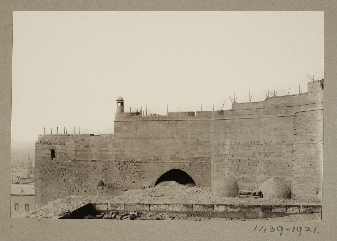 K.A.C. Creswell, Walls of the Citadel of Salah el-Din, Cairo