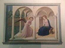 Copy after the Annunciation, Fra Angelico in the Museo di San Marco (Florence) thumbnail 1